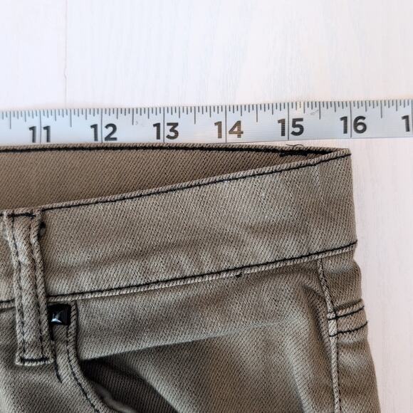 Roxy Jeans Women’s 9 W32 Brown Distressed Low Rise Skinny Fit Denim Pants Casual - Picture 6 of 14